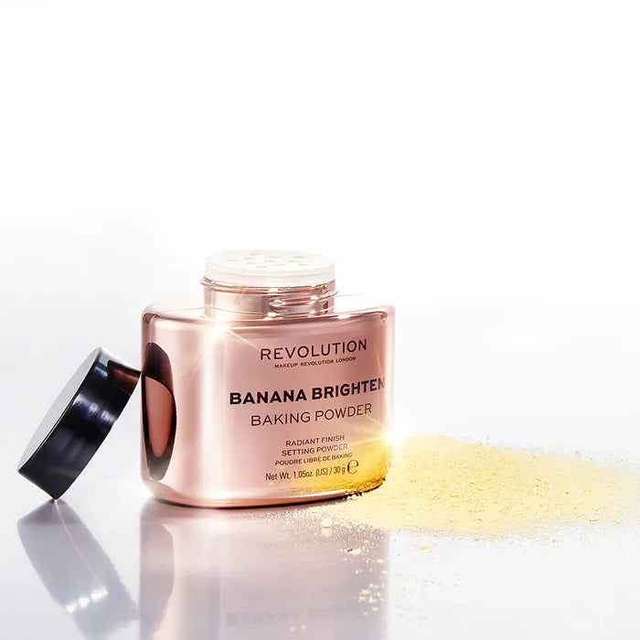 revolution banana bright baking powder لوس باودر بانانا برايت من ريفليوشن