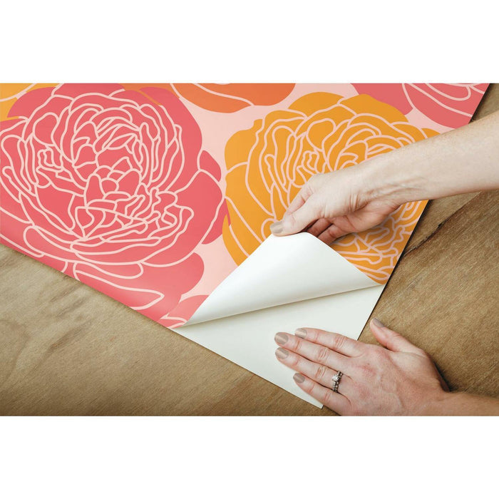 RoomMates Bed Of Roses Peel & Stick Wallpaper - EonShoppee