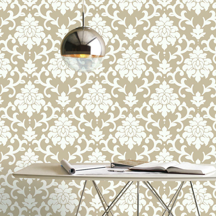 RoomMates Damask Gold Peel & Stick Wallpaper - EonShoppee