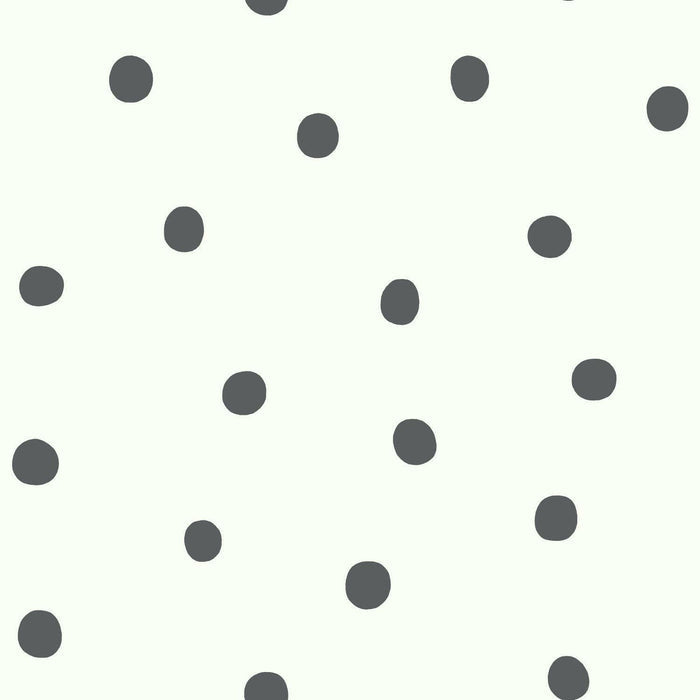 RoomMates Dots Black Peel & Stick Wallpaper - EonShoppee