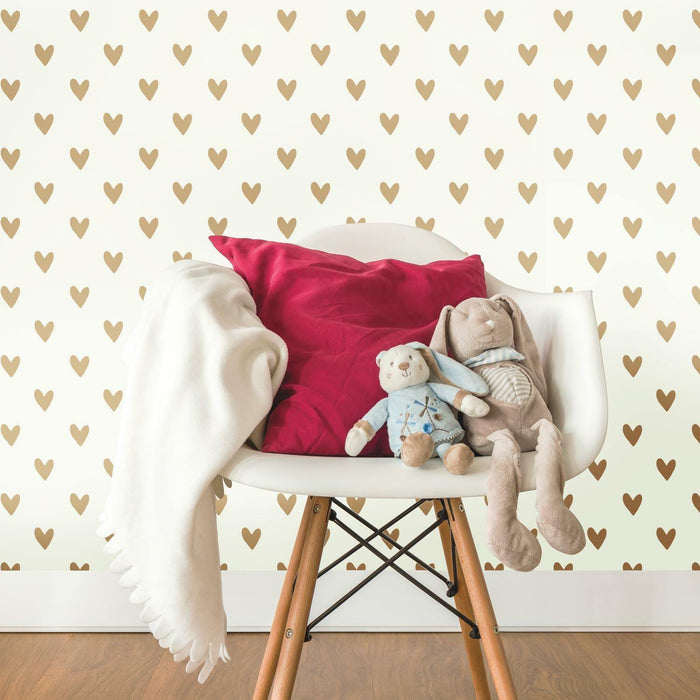 RoomMates Heart Spot Peel & Stick Wallpaper - EonShoppee