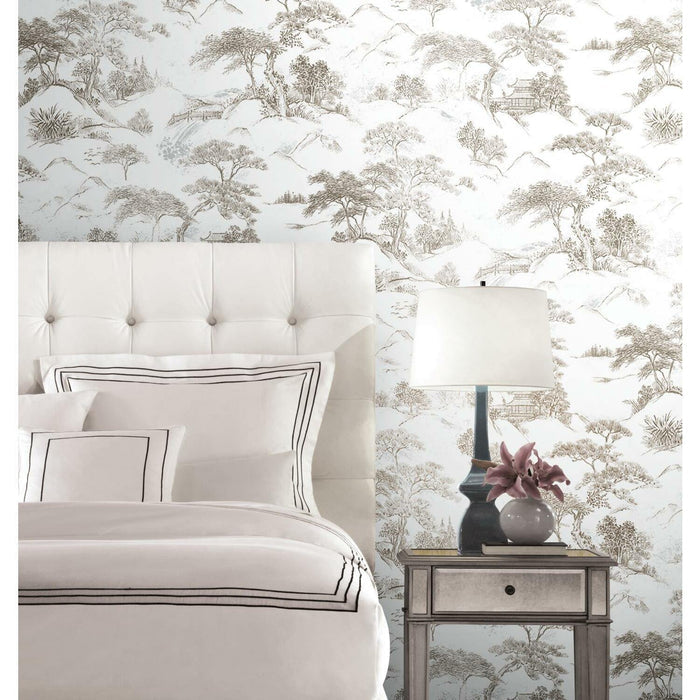 RoomMates Oriental Toile Peel & Stick Wallpaper - EonShoppee
