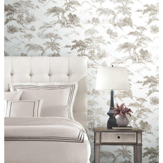 RoomMates Oriental Toile Peel & Stick Wallpaper - EonShoppee