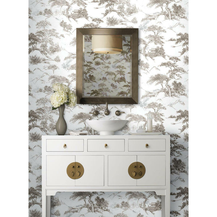 RoomMates Oriental Toile Peel & Stick Wallpaper - EonShoppee