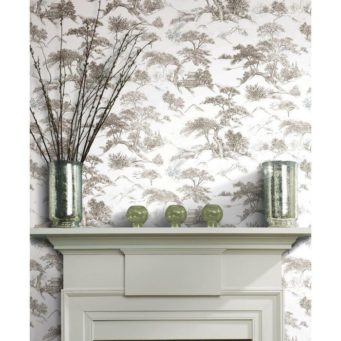 RoomMates Oriental Toile Peel & Stick Wallpaper - EonShoppee