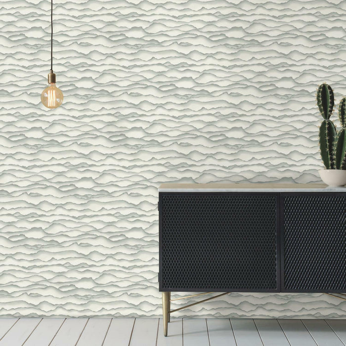 RoomMates Singed Grey Peel & Stick Wallpaper - EonShoppee