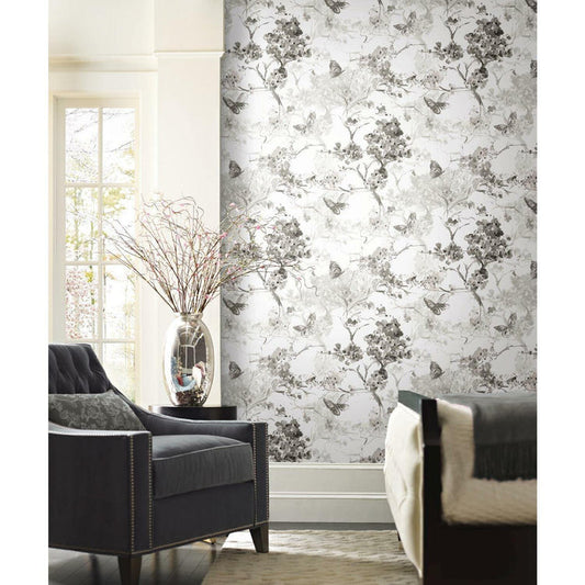 RoomMates Spring Cherry Blossoms Peel & Stick Wallpaper - EonShoppee