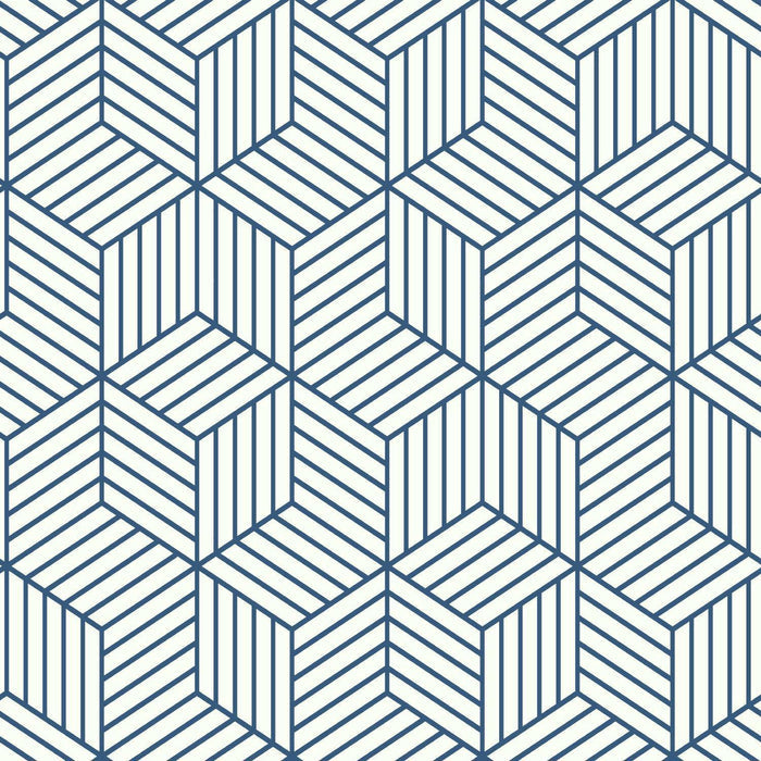 RoomMates Striped Hexagon Peel & Stick Wallpaper - EonShoppee