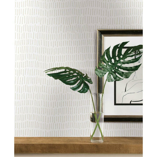 RoomMates Tick Marks Peel & Stick Wallpaper - EonShoppee