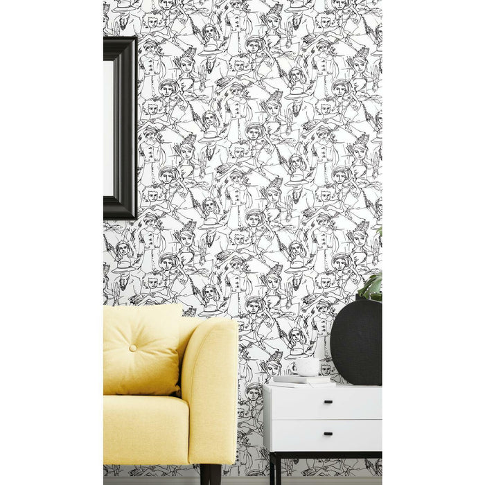 RoomMates Vogue Sketches Peel & Stick Wallpaper - EonShoppee