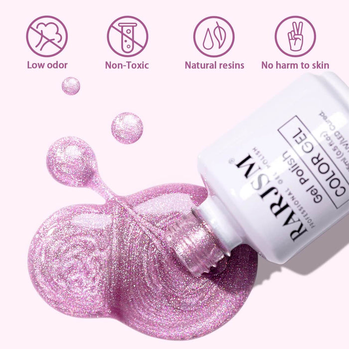 RARJSM ®Rose Red Aurora Velvet Cat Eye Gel Polish 15 ml