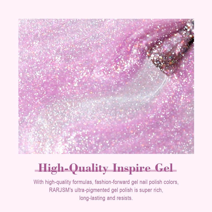 RARJSM ®Rose Red Aurora Velvet Cat Eye Gel Polish 15 ml