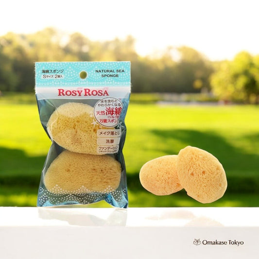 ROSY ROSA Natural Sea Sponge S (2P)