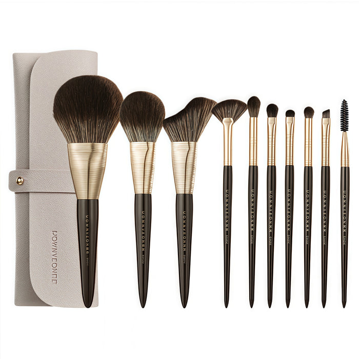 ROWNYEON Gosang Flower Professional Makeup Brush 10 Pcs Set T4992