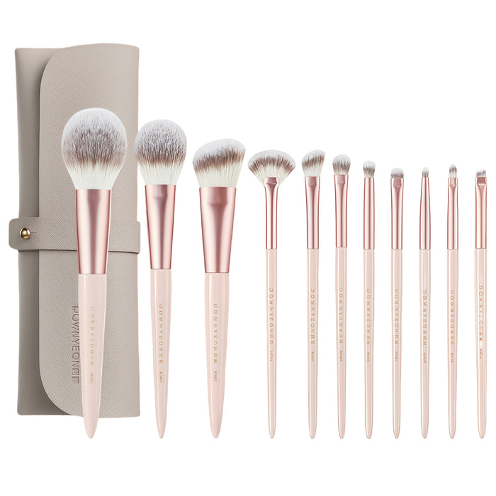 ROWNYEON Mist Peach Professional Makeup Brush 11 Pcs Set T5005