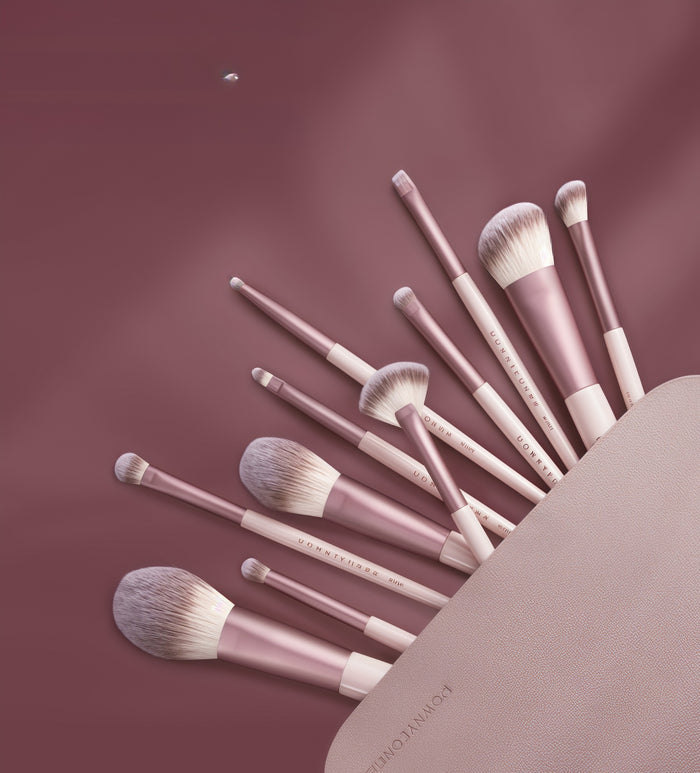 ROWNYEON Mist Peach Professional Makeup Brush 11 Pcs Set T5005