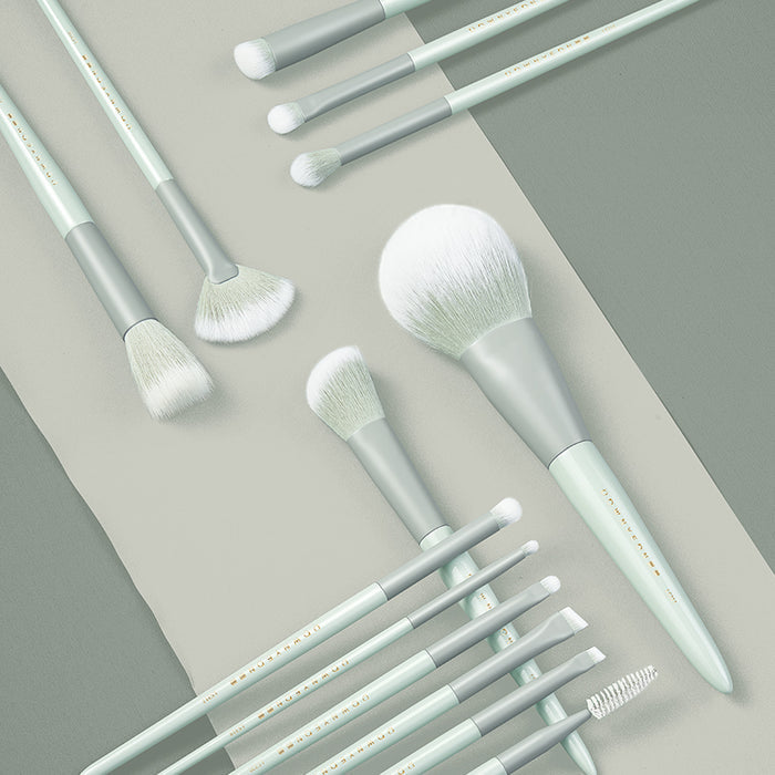 ROWNYEON Porcelain Jade Professional Makeup Brush 13 Pcs Set T4999