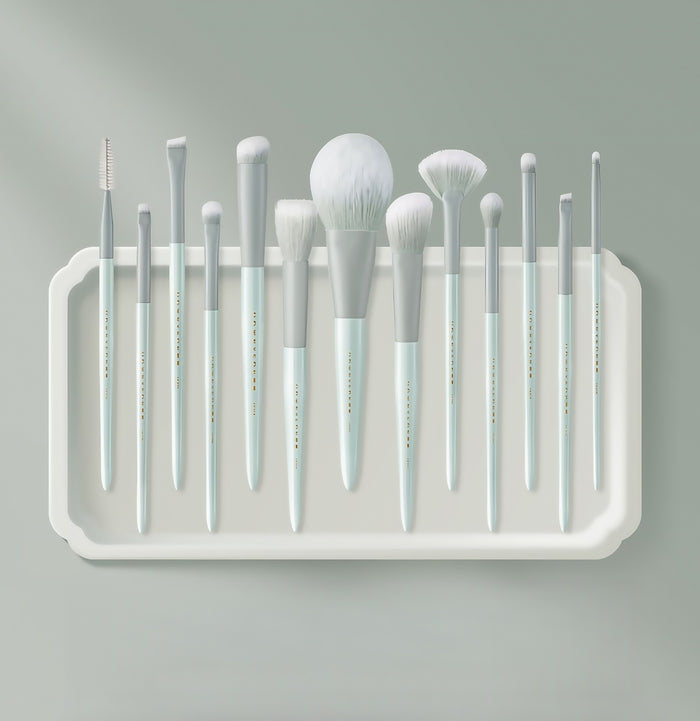 ROWNYEON Porcelain Jade Professional Makeup Brush 13 Pcs Set T4999