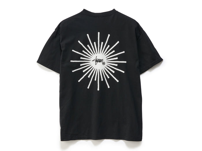 S-Double - Sunburst T-Shirt - Washed Black