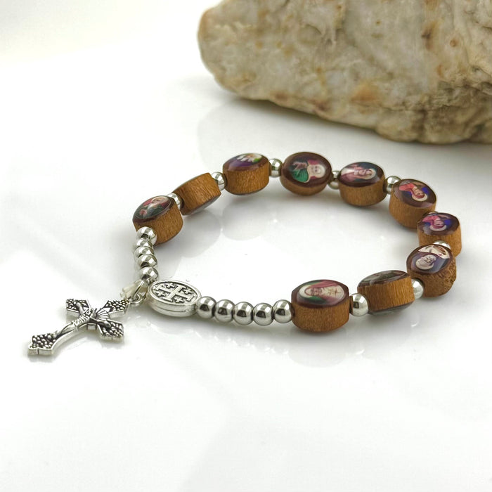 Saints Of Ireland Rosary Bracelet