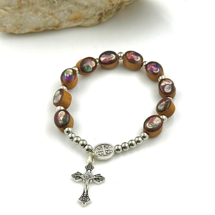 Saints Of Ireland Rosary Bracelet