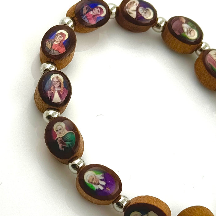 Saints Of Ireland Rosary Bracelet
