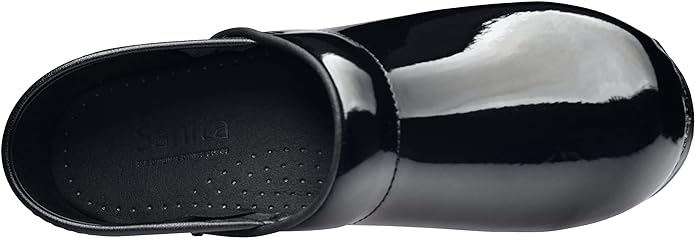 Sanita Black Pro Patent Leather Shoes