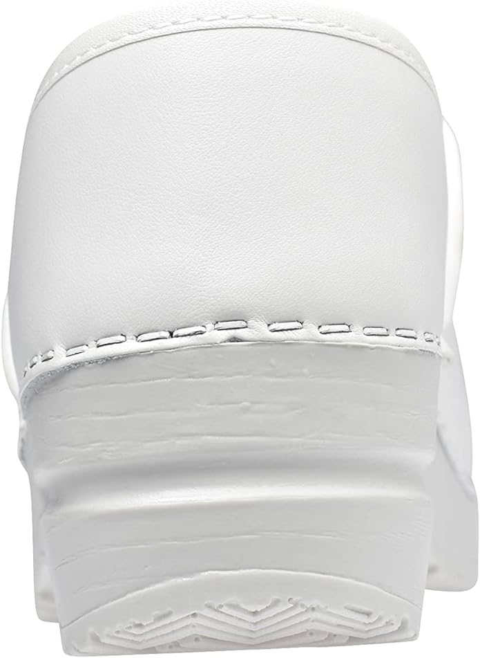 Sanita White PU Coated Leather Shoes