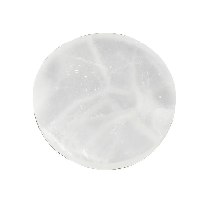 Selenite Coaster Plain