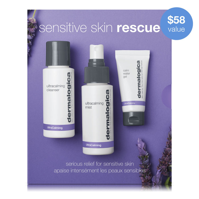 sensitive skin rescue kit carton