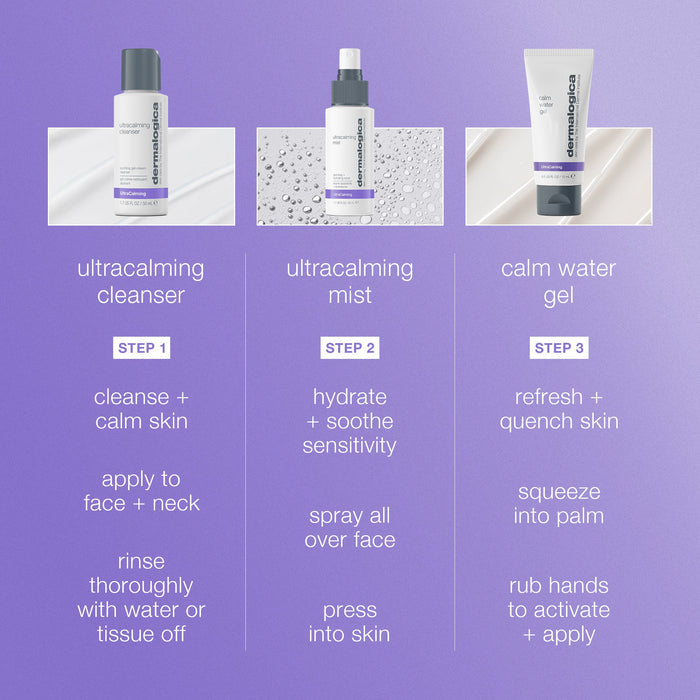 sensitive skin rescue kit products steps how to use