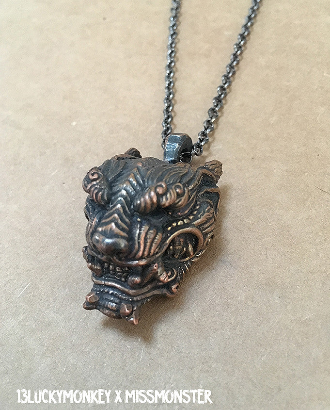SENTINEL COPPER PENDANT- COLLABORATION WITH 13LUCKYMONKEY