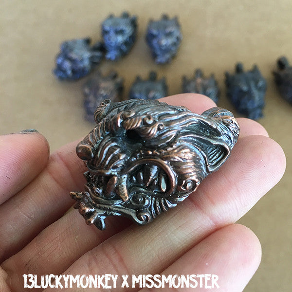 SENTINEL COPPER PENDANT- COLLABORATION WITH 13LUCKYMONKEY