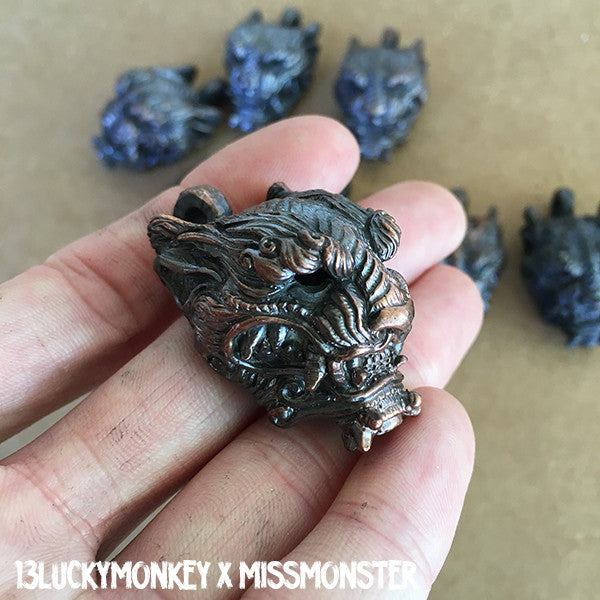 SENTINEL COPPER PENDANT- COLLABORATION WITH 13LUCKYMONKEY