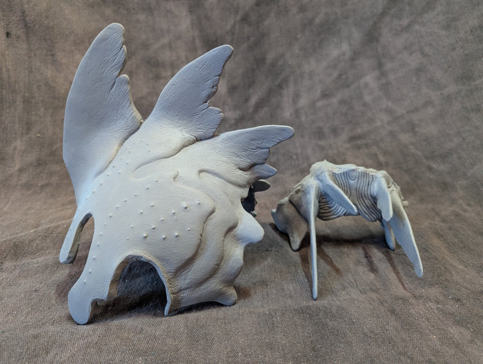 SHARK PIRATE BLANK MASK KIT- OPAQUE HEAD *** PREORDER** SHIPS APRIL/MAY