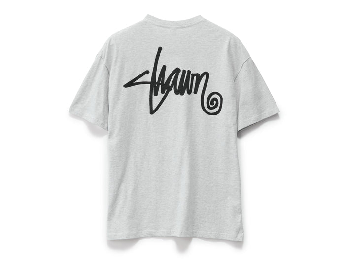Shawn Script T-Shirt - Grey Heather