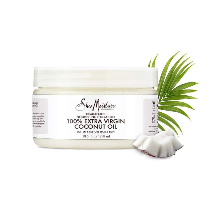 Shea Moisture HEAD-TO-TOE NOURISHING HYDRATION 100% Extra Virgin Coconut Oil زيت جوز الهند