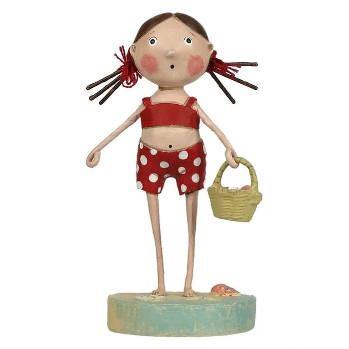 Shelly Sells Seashells Figurine by Lori Mitchell