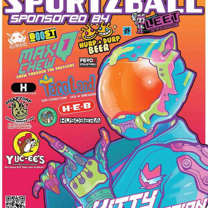 SHITTY KITTY SPORTZBALL POSTER