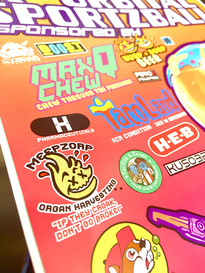SHITTY KITTY SPORTZBALL POSTER