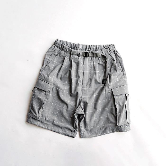Si　2WAY WASHABLE WOOL TOROPICAL CARGO SHORT
