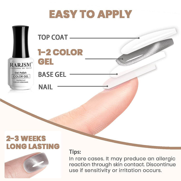 Silver Velvet Jelly Gel Polish for Luxurious Nails