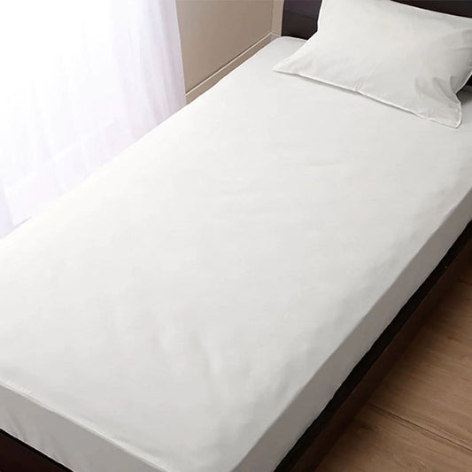 Single Fitted Bed Sheet with Pillow Case (random color)