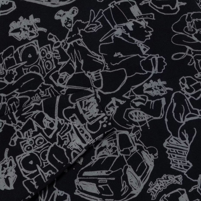 Sketchy Knitted Crew - Black