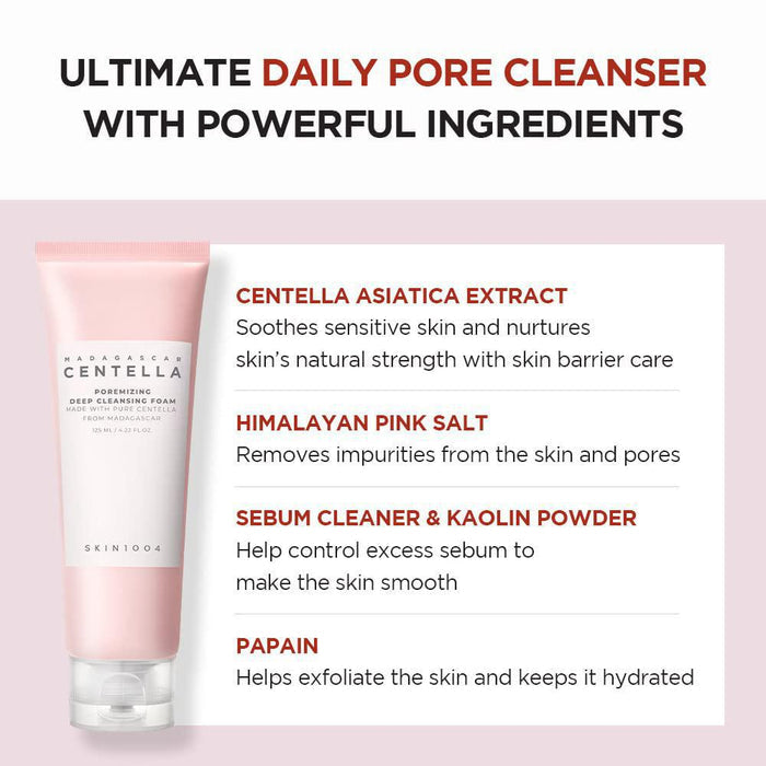 SKIN1004 Madagascar Centella Poremizing Deep Cleansing Foam 125 mL