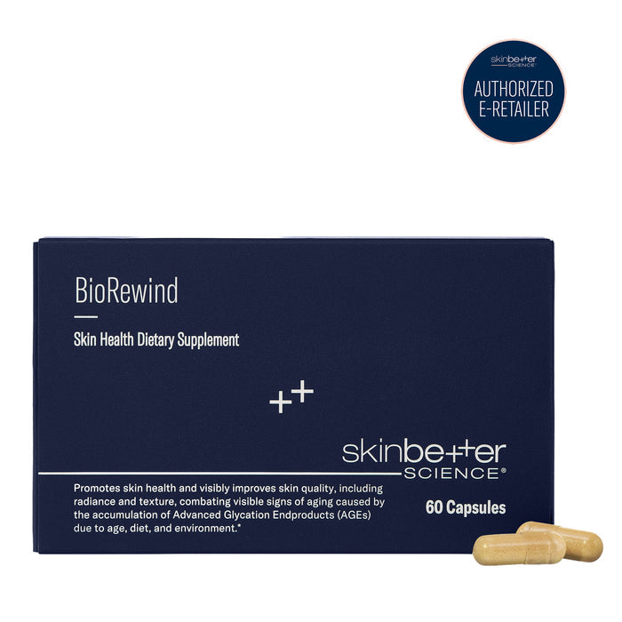 skinbetter BioRewind Skin Health Dietary Supplement box, 60 capsules