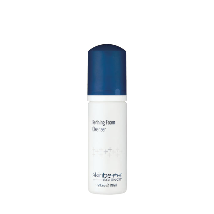 skinbetter Science Refining Foam Cleanser 148 ml bottle with blue cap