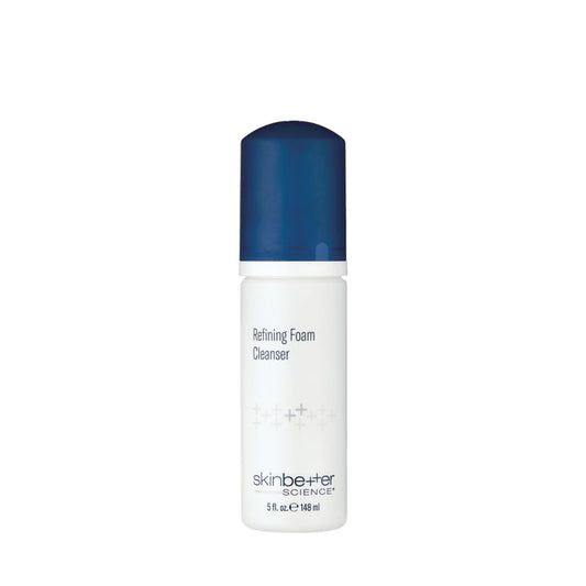 skinbetter Science Refining Foam Cleanser 148 ml bottle with blue cap
