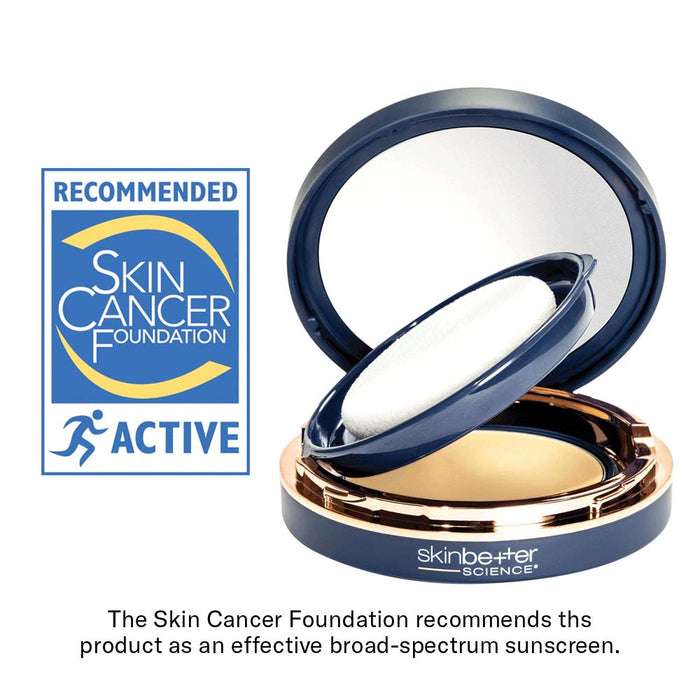 skinbetter sunbetter TONE SMART SPF 68 sunscreen compact with skin cancer foundation seal