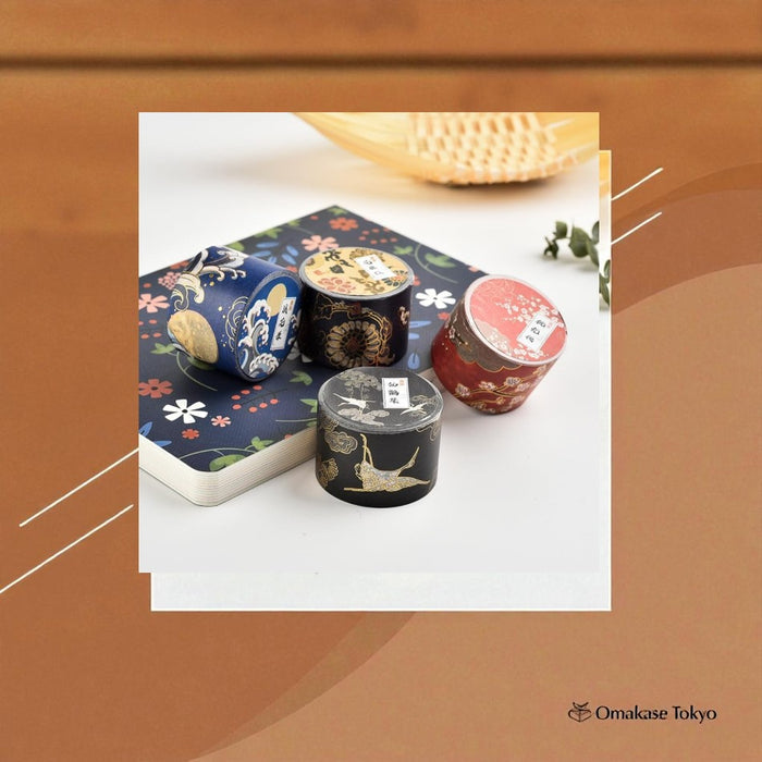 Skrnoai Masking Tape Set Ukiyo-e Japanese Style